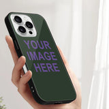 Custom Dark Green Light Purple Phone Case