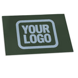 Custom Dark Green Light Blue Flag
