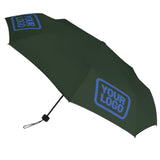 Custom Dark Green Sky Blue Automatic Umbrella