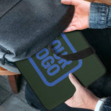Custom Dark Green Sky Blue Laptop Bag