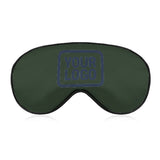 Custom Dark Green Blue Sleep Mask
