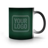 Custom Dark Green Blue Green Magic Mug
