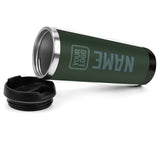 Custom Dark Green Blue Green Stainless Steel Water Cup