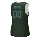 Custom Dark Green Blue Green Men's Tank Top