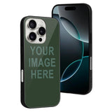 Custom Dark Green Blue Green Phone Case