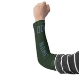 Custom Dark Green Blue Green Arm Sleeve