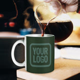 Custom Dark Green Blue Green Mug