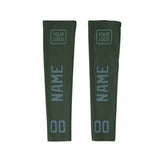 Custom Dark Green Blue Green Arm Sleeve