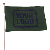 Custom Dark Green Navy Flag