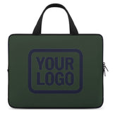 Custom Dark Green Navy Laptop Bag