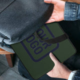 Custom Dark Green Navy Laptop Bag