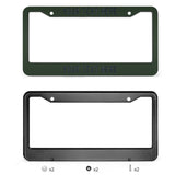 Custom Dark Green Navy License Plate Frame