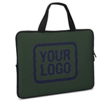 Custom Dark Green Navy Laptop Bag