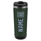 Custom Dark Green Light Blue Stainless Steel Water Cup
