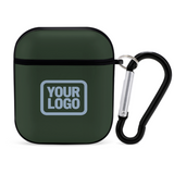 Custom Dark Green Light Blue AirPods Case
