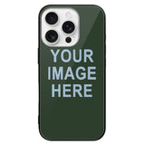 Custom Dark Green Light Blue Phone Case