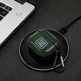 Custom Dark Green Light Blue AirPods Case (3rd Generation)