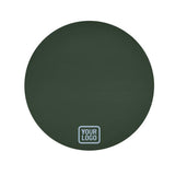 Custom Dark Green Light Blue Round Table Cloth