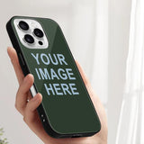 Custom Dark Green Light Blue Phone Case