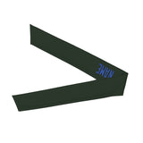 Custom Dark Green Sky Blue Headband