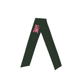 Custom Dark Green Light Pink Headband