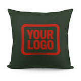 Custom Dark Green Orange Red Pillowcase