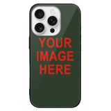 Custom Dark Green Orange Red Phone Case