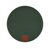 Custom Dark Green Orange Red Round Table Cloth