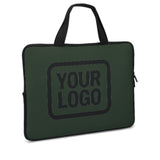 Custom Dark Green Black Laptop Bag