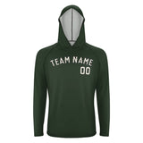 Custom Dark Green Cream UV-Hoodie