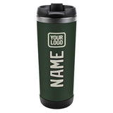 Custom Dark Green Cream Stainless Steel Water Cup