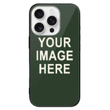 Custom Dark Green Cream Phone Case