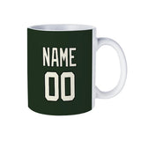 Custom Dark Green Cream Mug