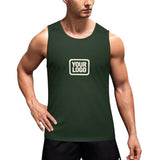 Custom Dark Green Cream Men's Tank Top