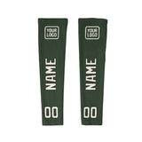 Custom Dark Green Cream Arm Sleeve