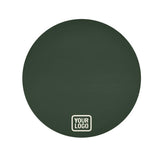 Custom Dark Green Cream Round Table Cloth