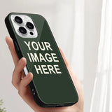 Custom Dark Green Cream Phone Case