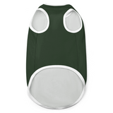 Custom Dark Green Cream Pet Vest