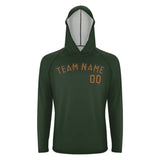 Custom Dark Green Khaki UV-Hoodie