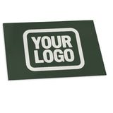 Custom Dark Green White Flag