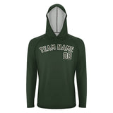 Custom Dark Green Olive UV-Hoodie