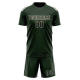 Custom Dark Green Olive Soccer Jersey