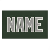 Custom Dark Green Gray Beach Towel