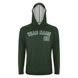 Custom Dark Green Green UV-Hoodie