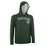Custom Dark Green Green UV-Hoodie