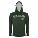 Custom Dark Green Dark Green UV-Hoodie
