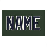 Custom Dark Green Navy Beach Towel