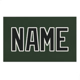 Custom Dark Green Black Beach Towel