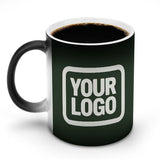 Custom Dark Green White Magic Mug