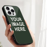Custom Dark Green White Phone Case